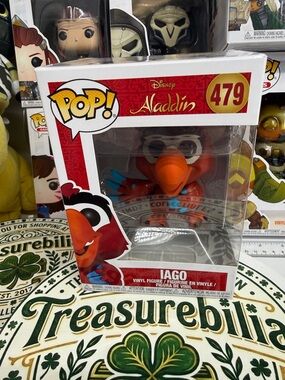 Disney Iago Pop! Vinyl Figure - Orange & Blue
